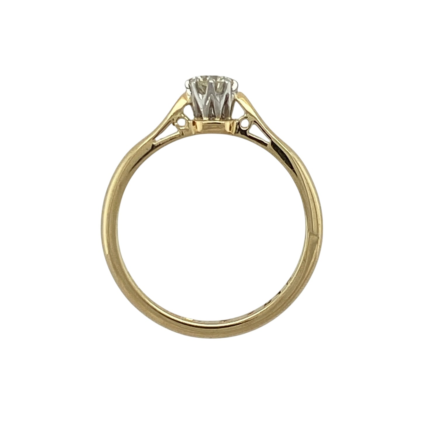 18ct Gold & Diamond Solitaire Ring