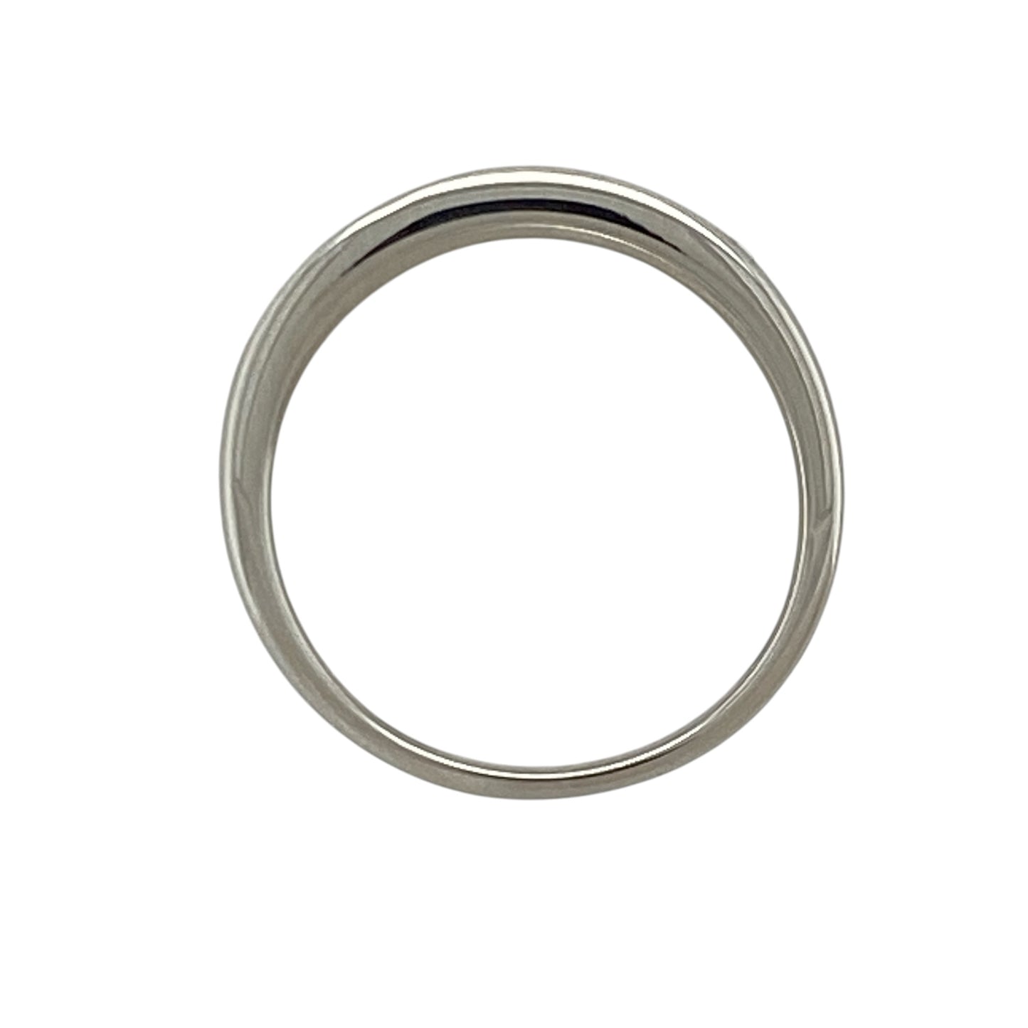 9ct White Gold & Diamond Band Ring
