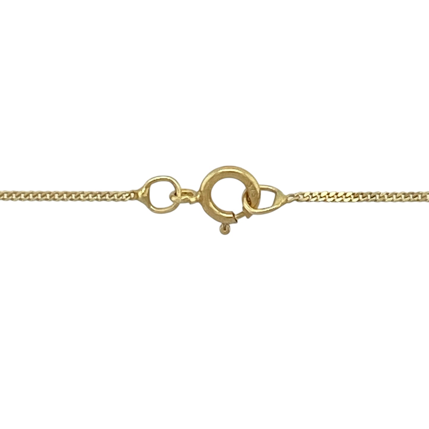 18ct Gold & Diamond Solitaire 18" Necklace