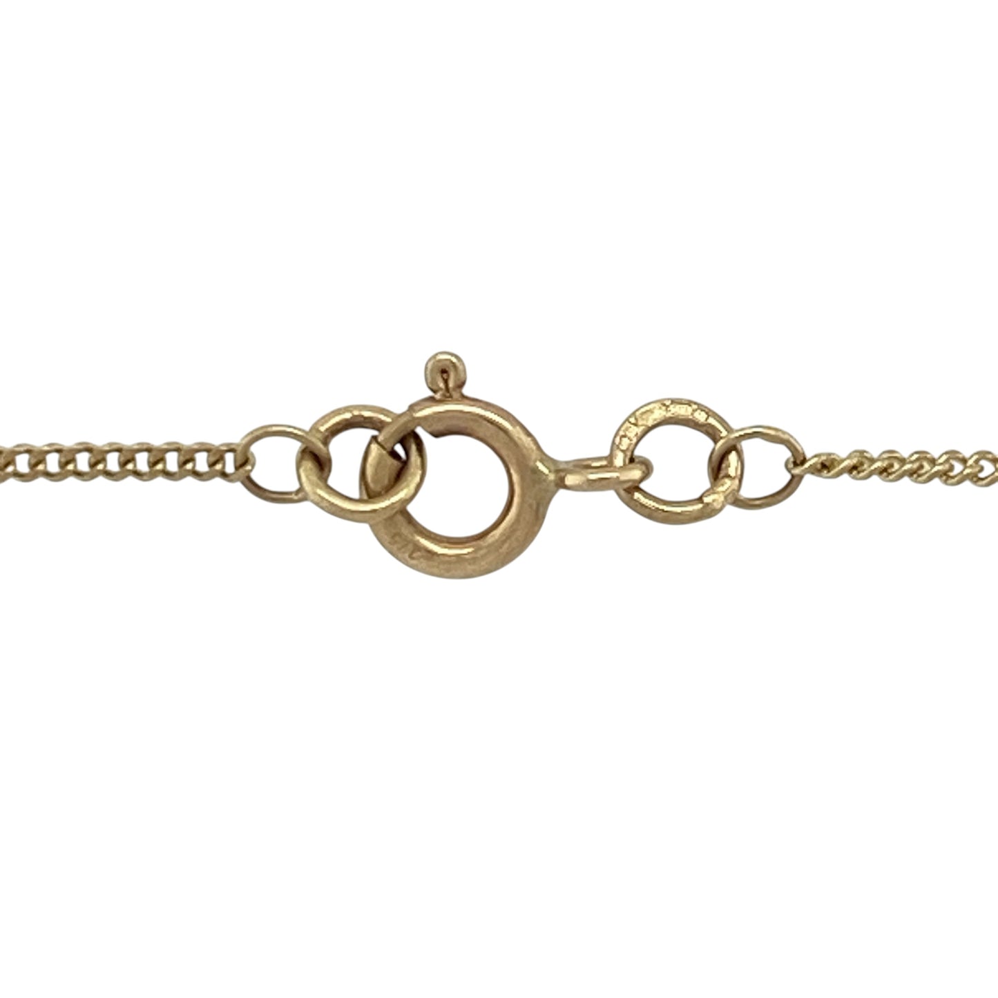 9ct Gold & Diamond Teardrop 20" Necklace