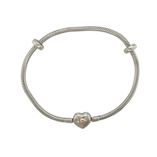 925 Silver Clogau 8" Charm Bracelet