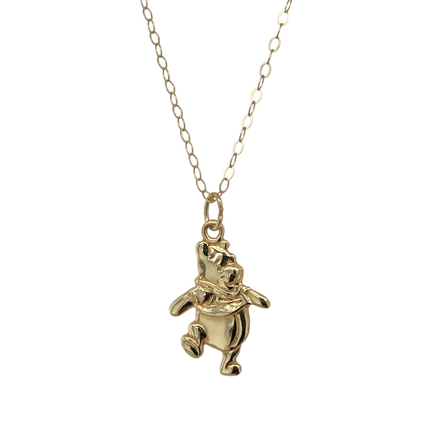 9ct Gold Winnie the Pooh 18" Necklace