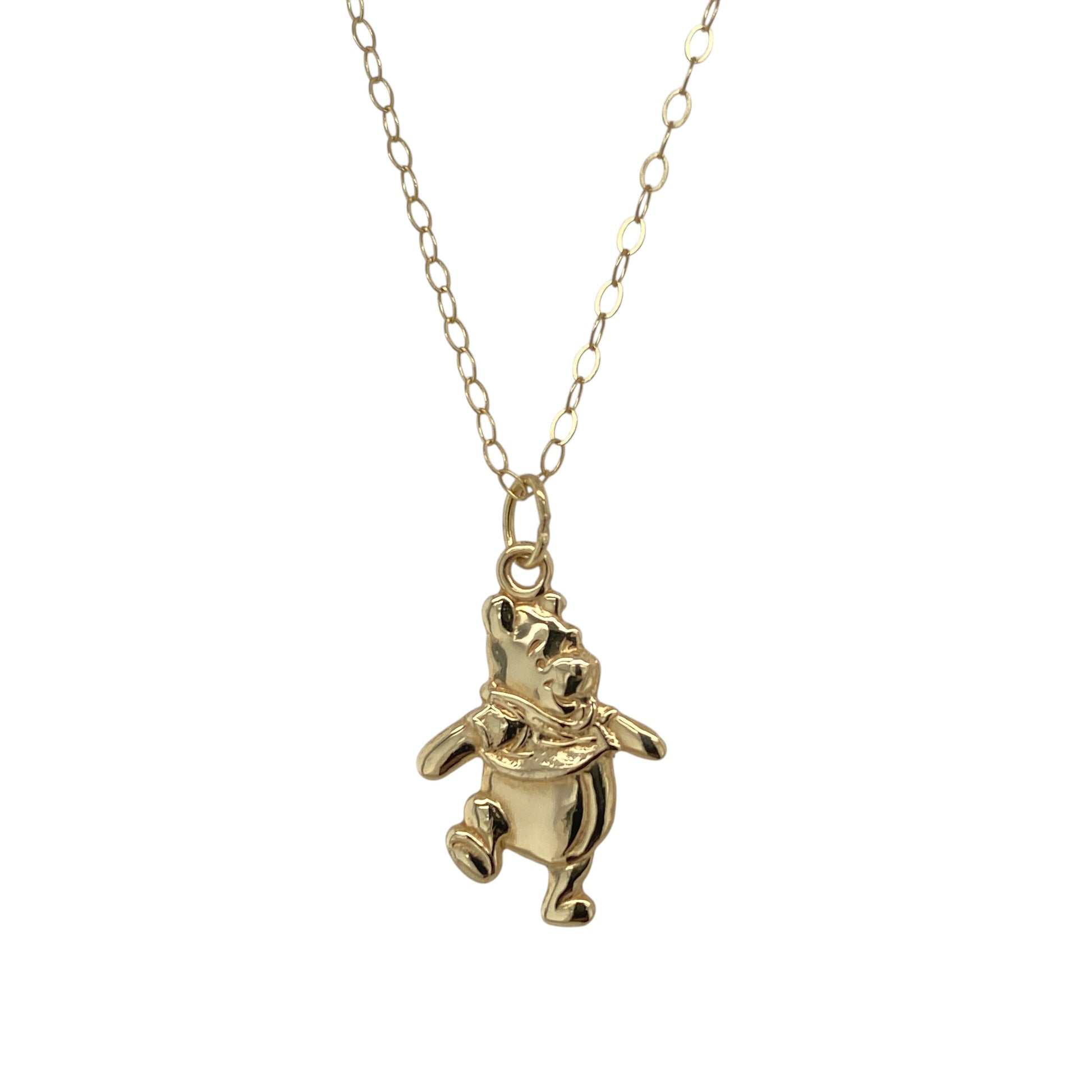 9ct Gold Winnie the Pooh 18" Necklace