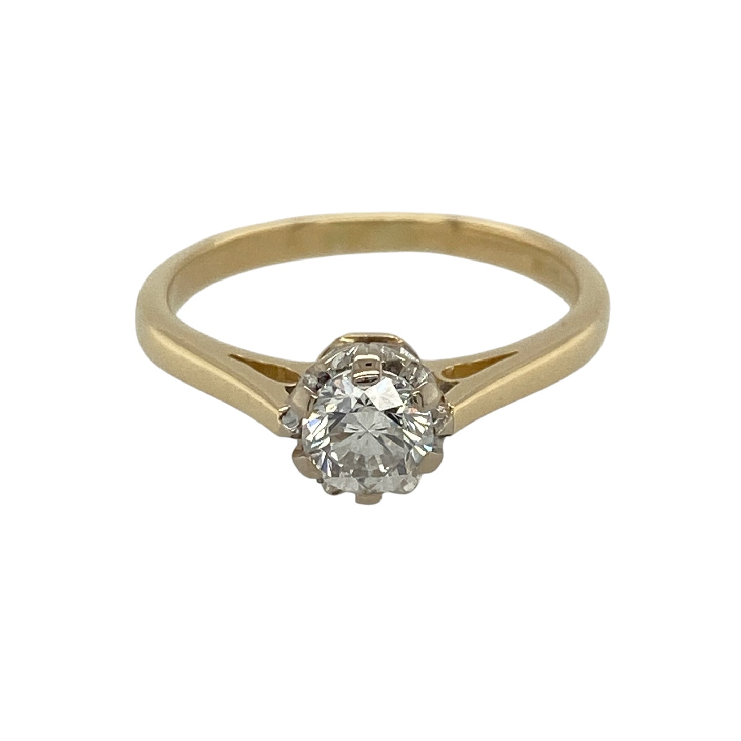 18ct Gold & Diamond Solitaire Ring