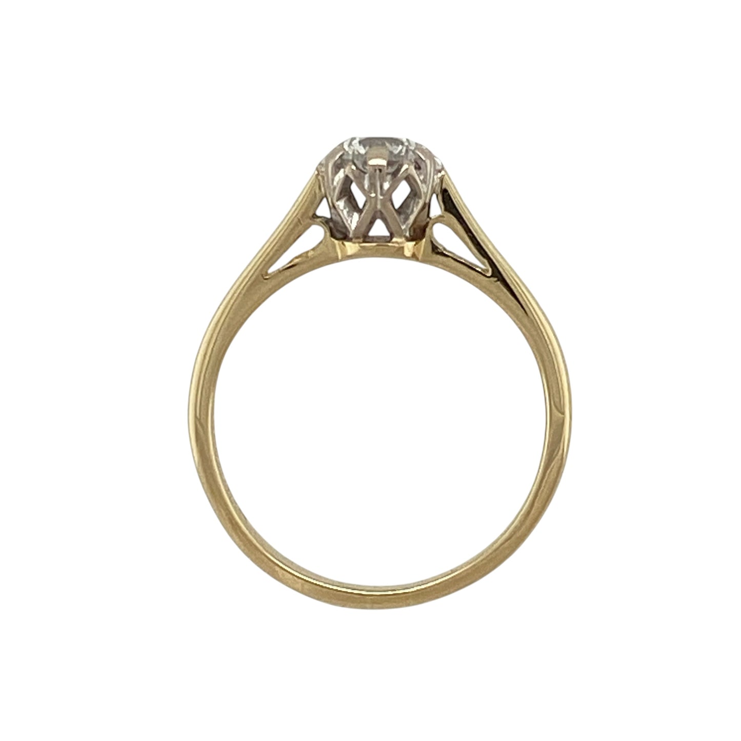 18ct Gold & Diamond Solitaire Ring