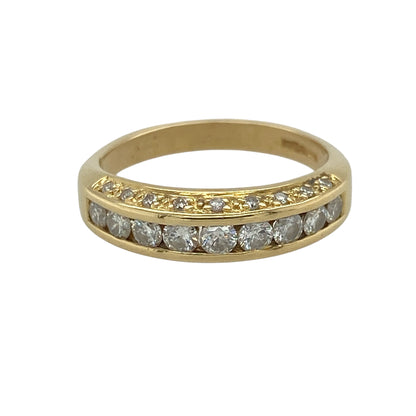 18ct Gold & Diamond Band Ring