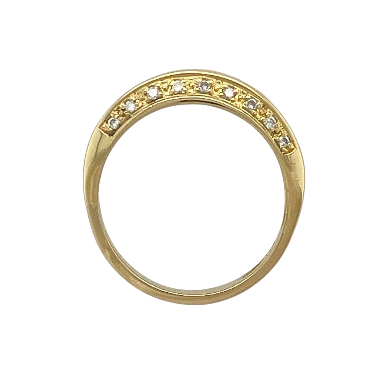 18ct Gold & Diamond Band Ring
