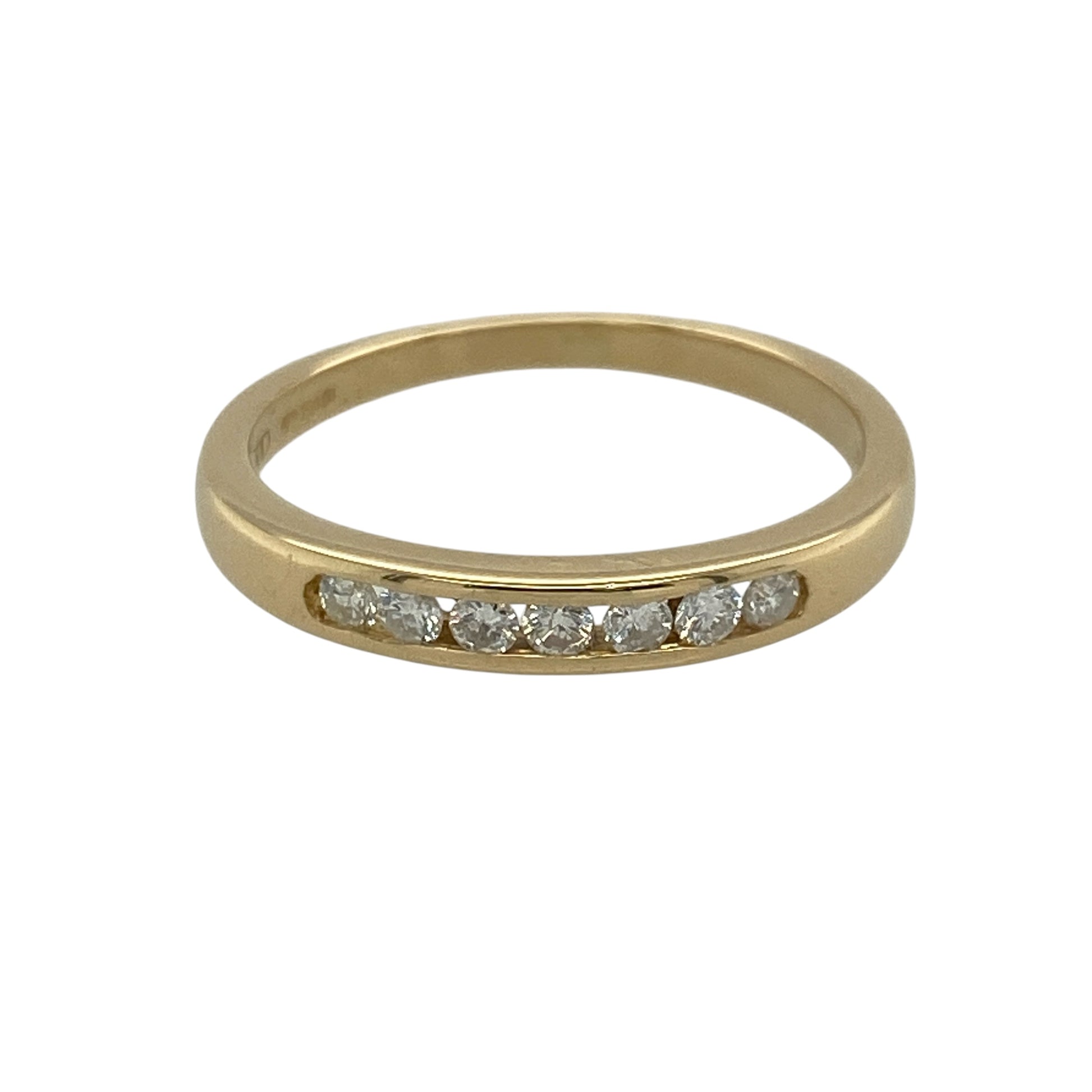 18ct Gold & Diamond Band Ring