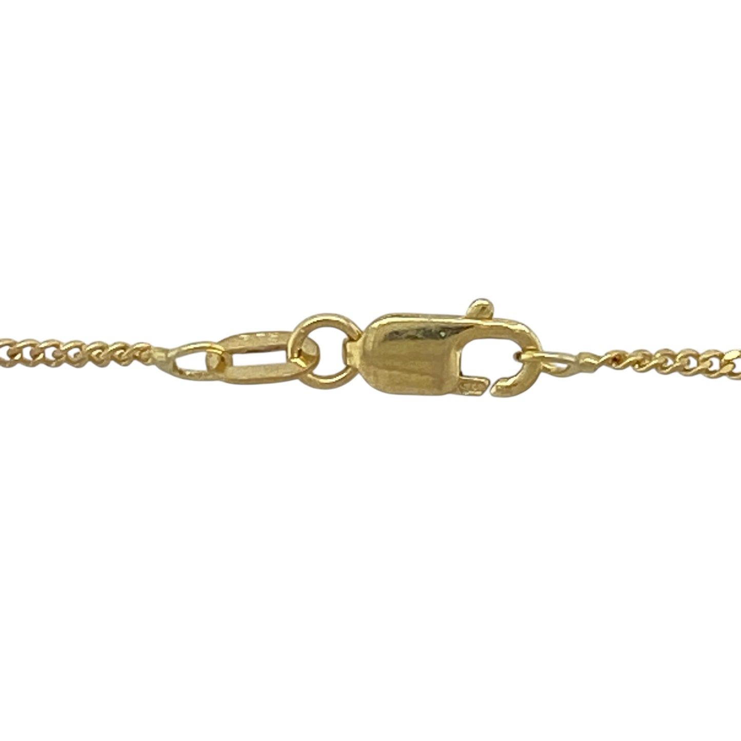 9ct Gold & Diamond Cluster 18" Necklace