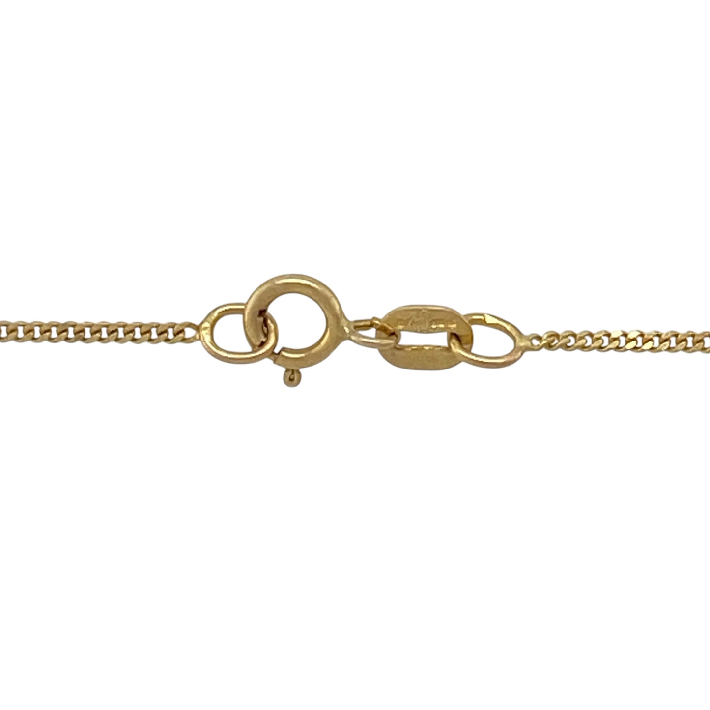 9ct Gold & Diamond Cross 18" Necklace