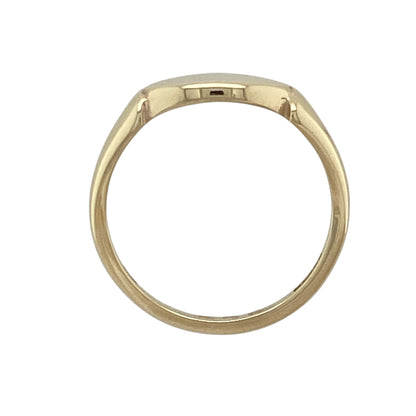9ct Gold Oval Signet Ring