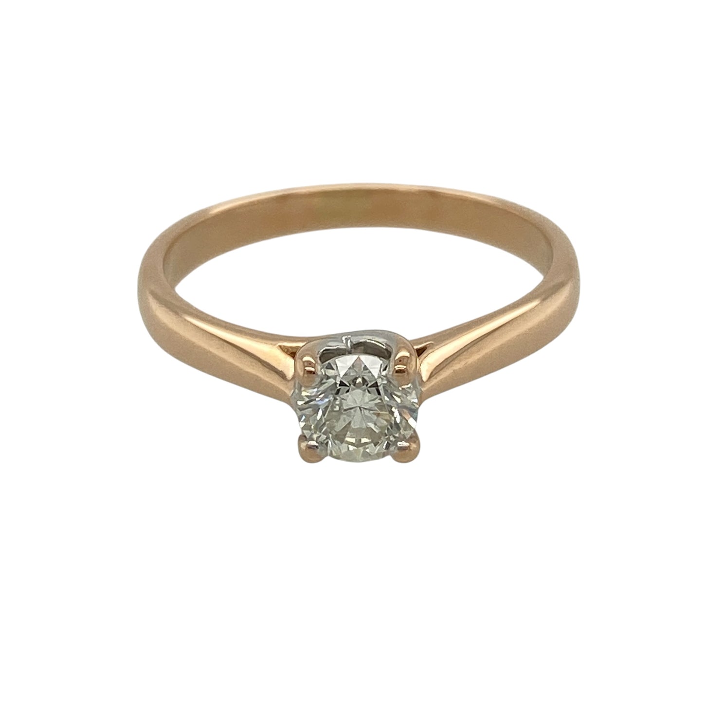 18ct Gold & Diamond Solitaire Ring