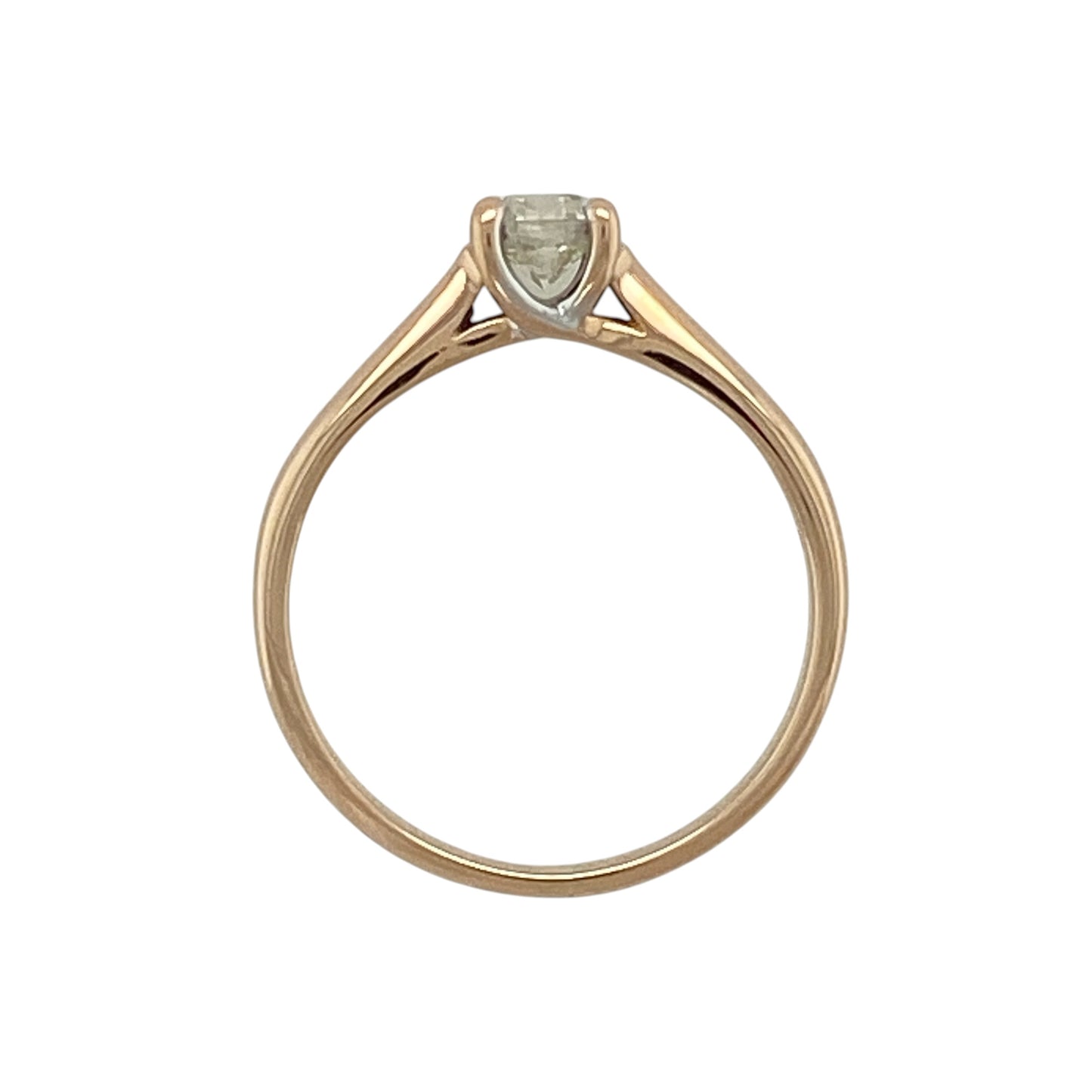 18ct Gold & Diamond Solitaire Ring