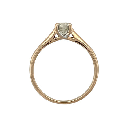 18ct Gold & Diamond Solitaire Ring