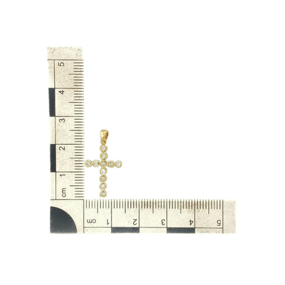 9ct Gold & Diamond Cross Pendant