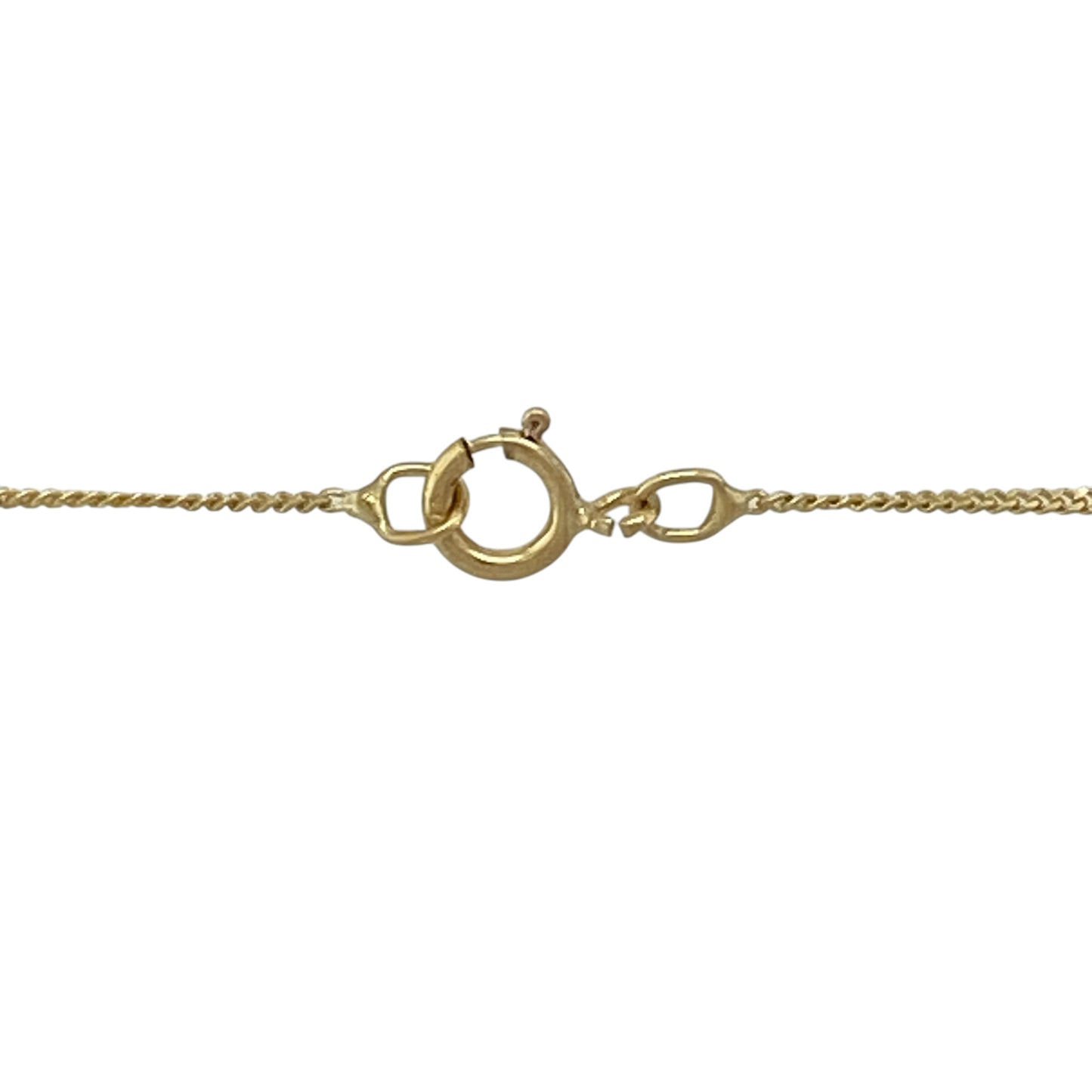 9ct Gold & Diamond Cluster 18" Necklace