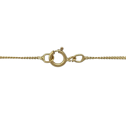 9ct Gold & Diamond Cluster 18" Necklace