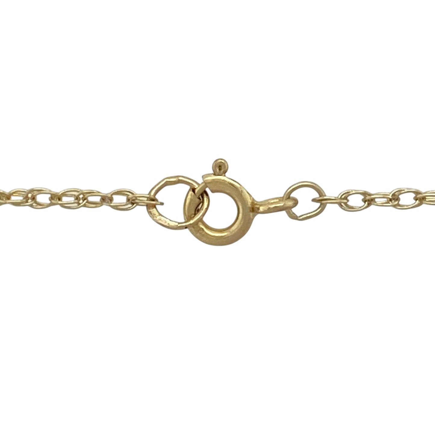 9ct Gold Diamond & Peridot 18" Necklace