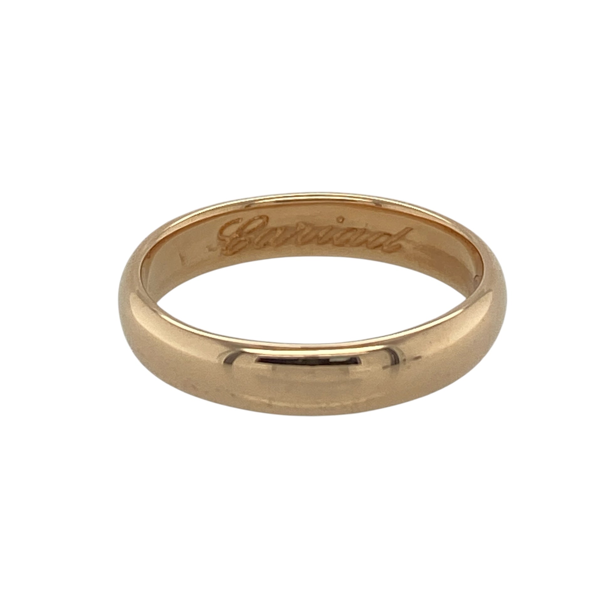 18ct Gold Clogau Cariad 4mm Wedding Band Ring