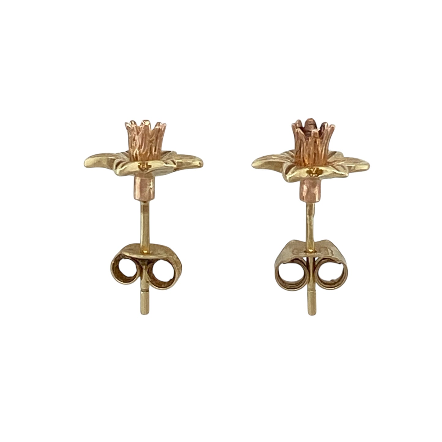 9ct Gold Clogau Daffodil Stud Earrings