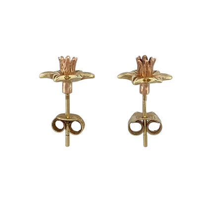 9ct Gold Clogau Daffodil Stud Earrings