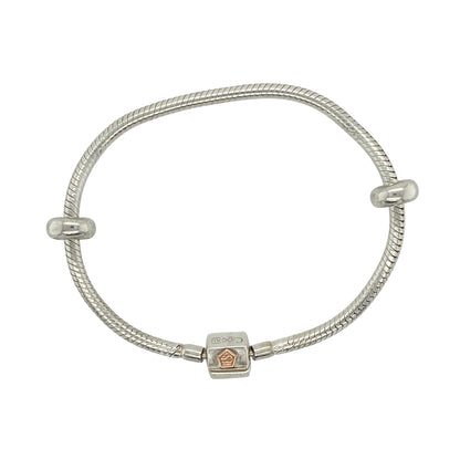 925 Silver 7" Clogau Charm Bracelet