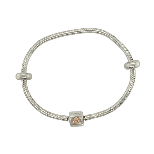 925 Silver 7" Clogau Charm Bracelet