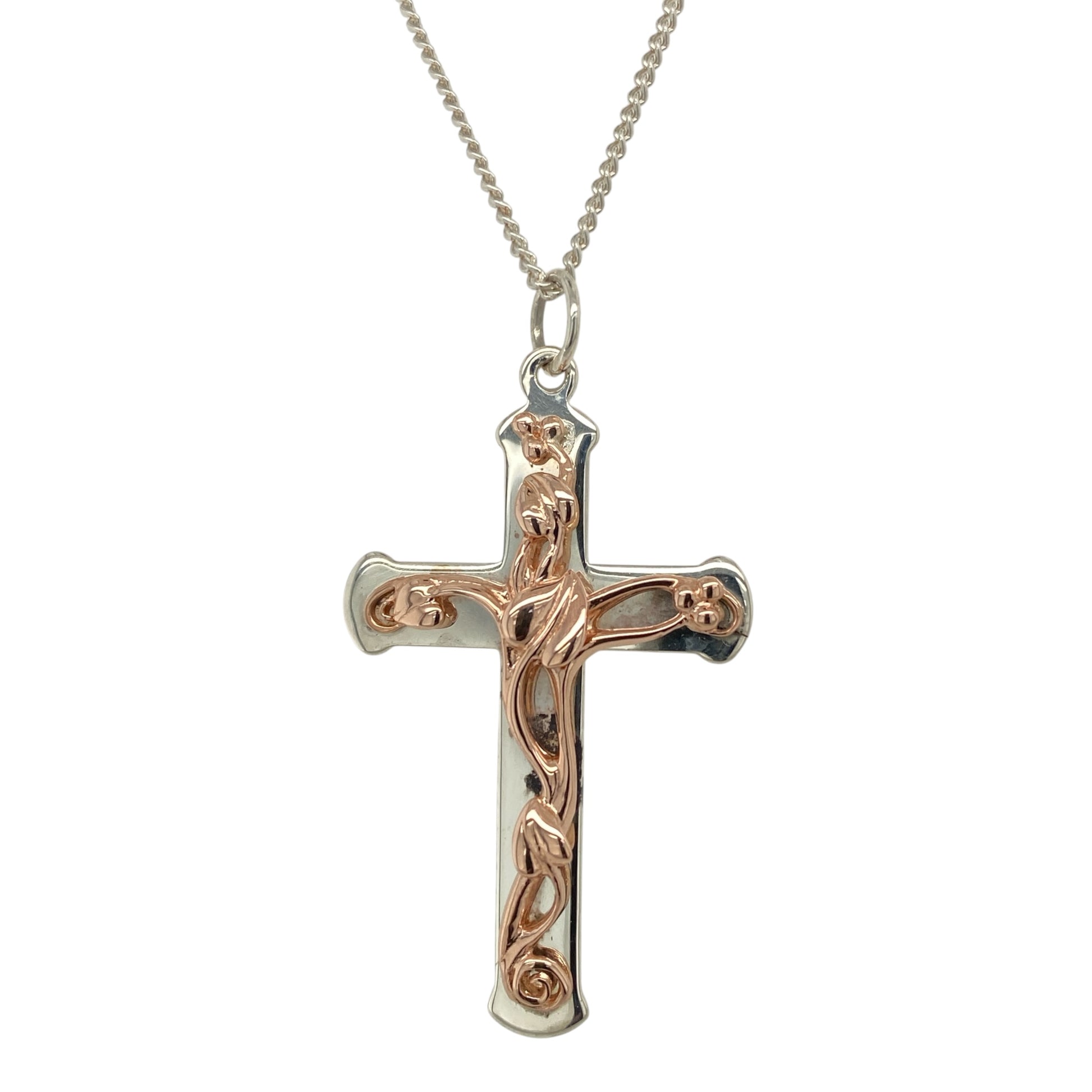 925 Silver Clogau Tree of Life Cross 18" Necklace