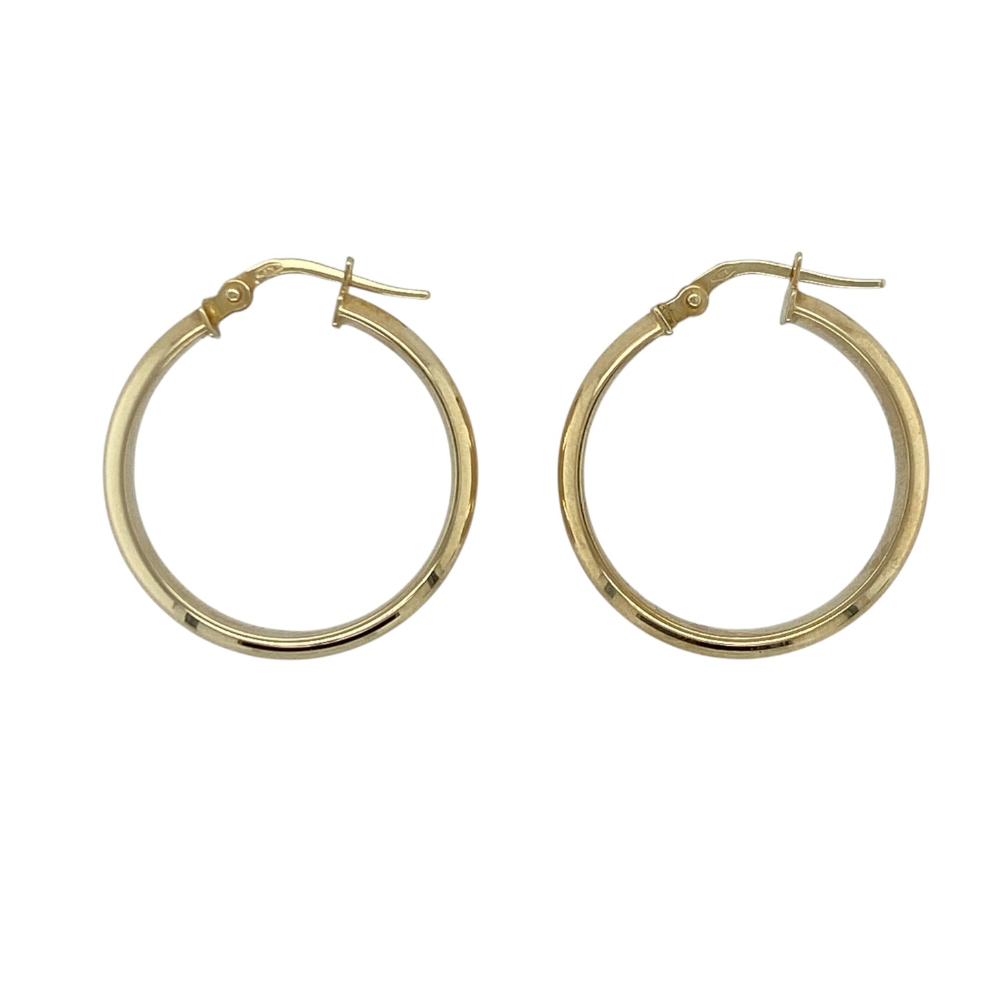 9ct Gold Hoop Creole Earrings