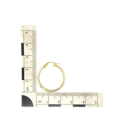 9ct Gold Hoop Creole Earrings