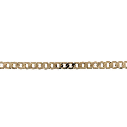 9ct Gold 8" Curb Bracelet