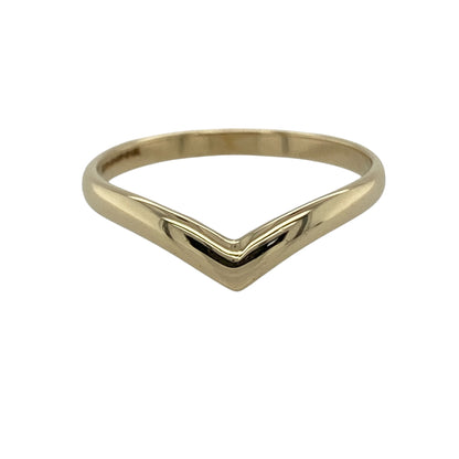9ct Gold Wishbone Ring