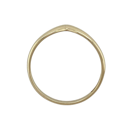 9ct Gold Wishbone Ring