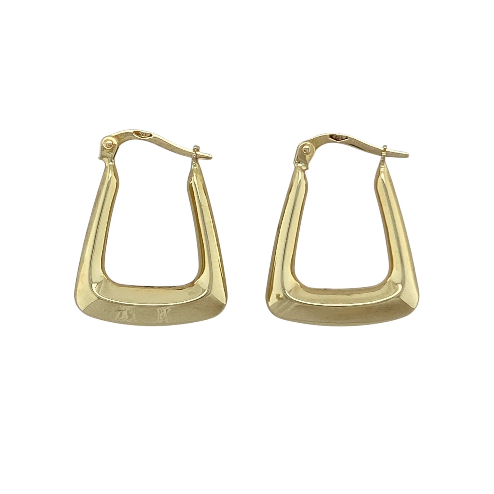 9ct Gold Handbag Creole Earrings