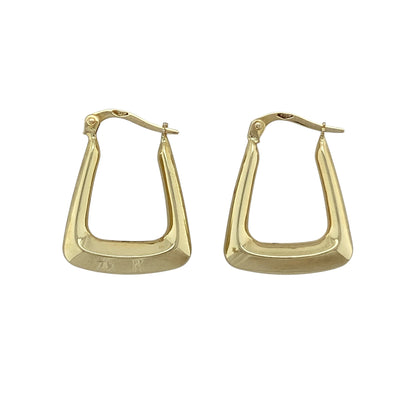 9ct Gold Handbag Creole Earrings