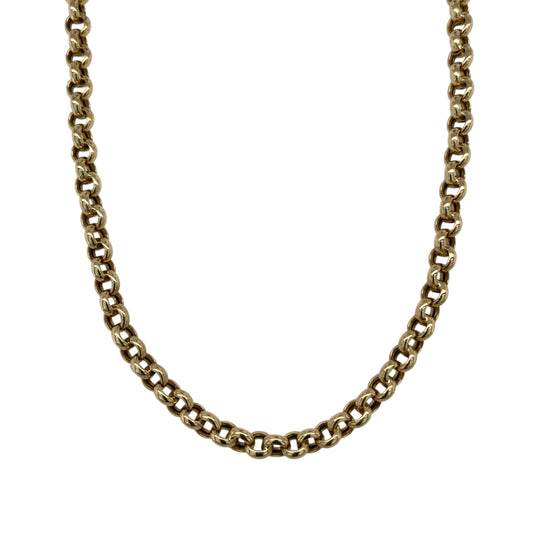9ct Gold 22" Belcher Chain
