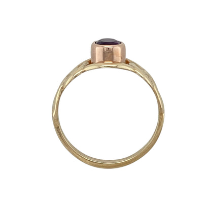 9ct Gold & Amethyst Set Clogau Celtic Knot Birthstone Ring