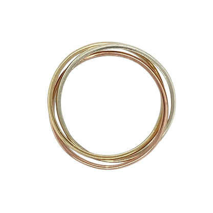 9ct Gold Three Band Ring