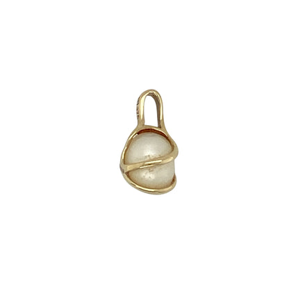 9ct Gold & Pearl Pendant
