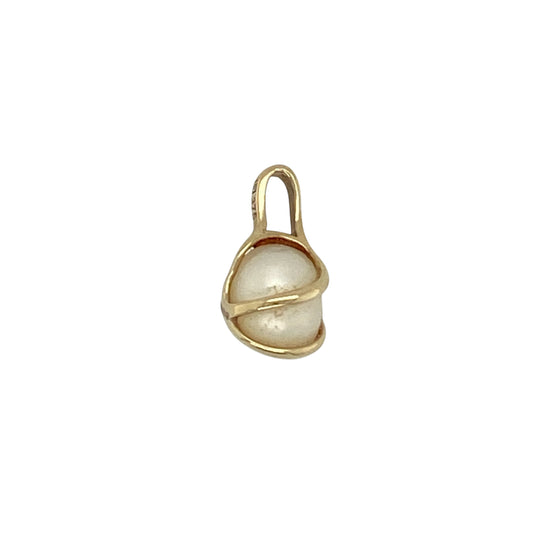 9ct Gold & Pearl Pendant