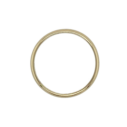9ct Welsh Gold 3mm Wedding Band Ring