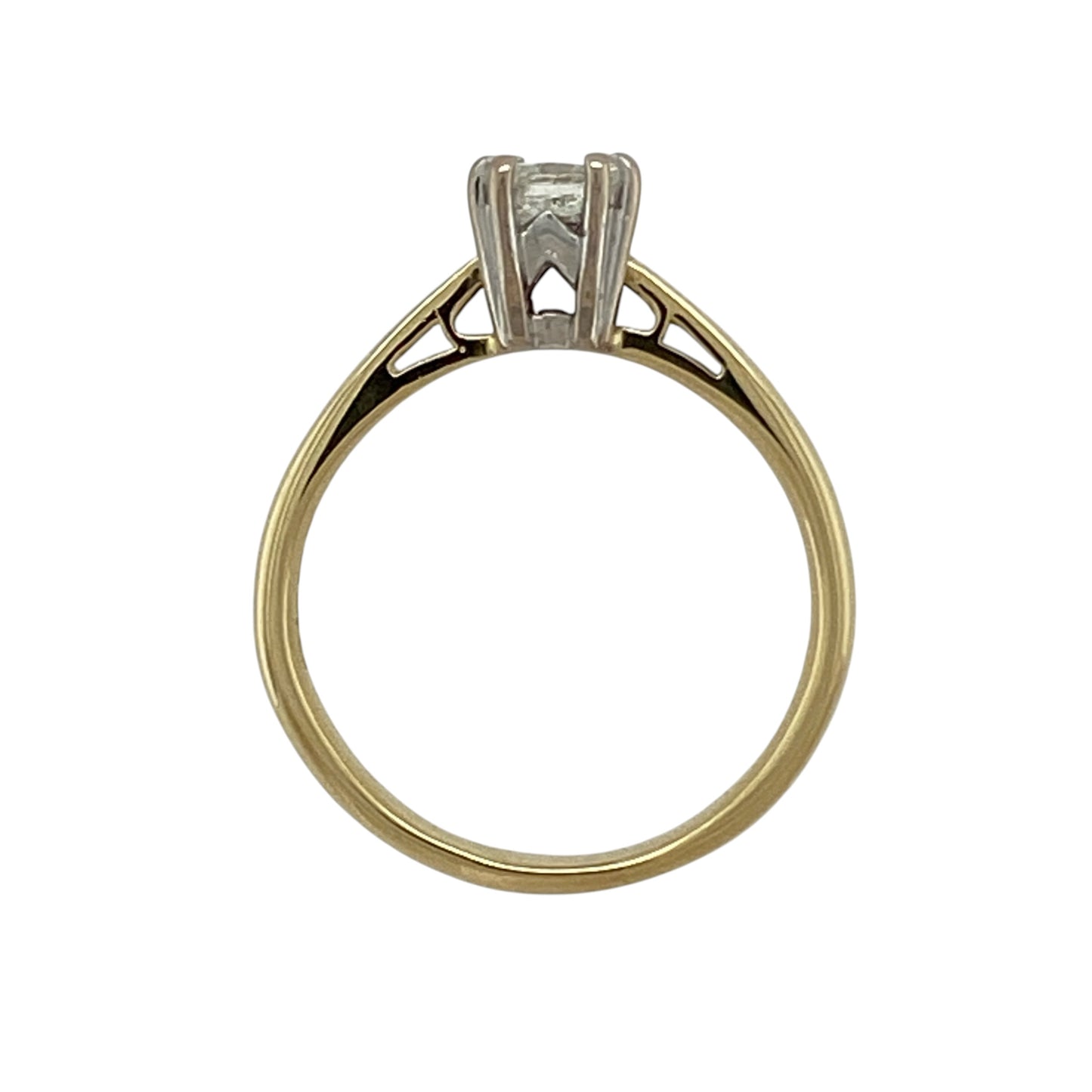 18ct Gold & Diamond Solitaire Ring