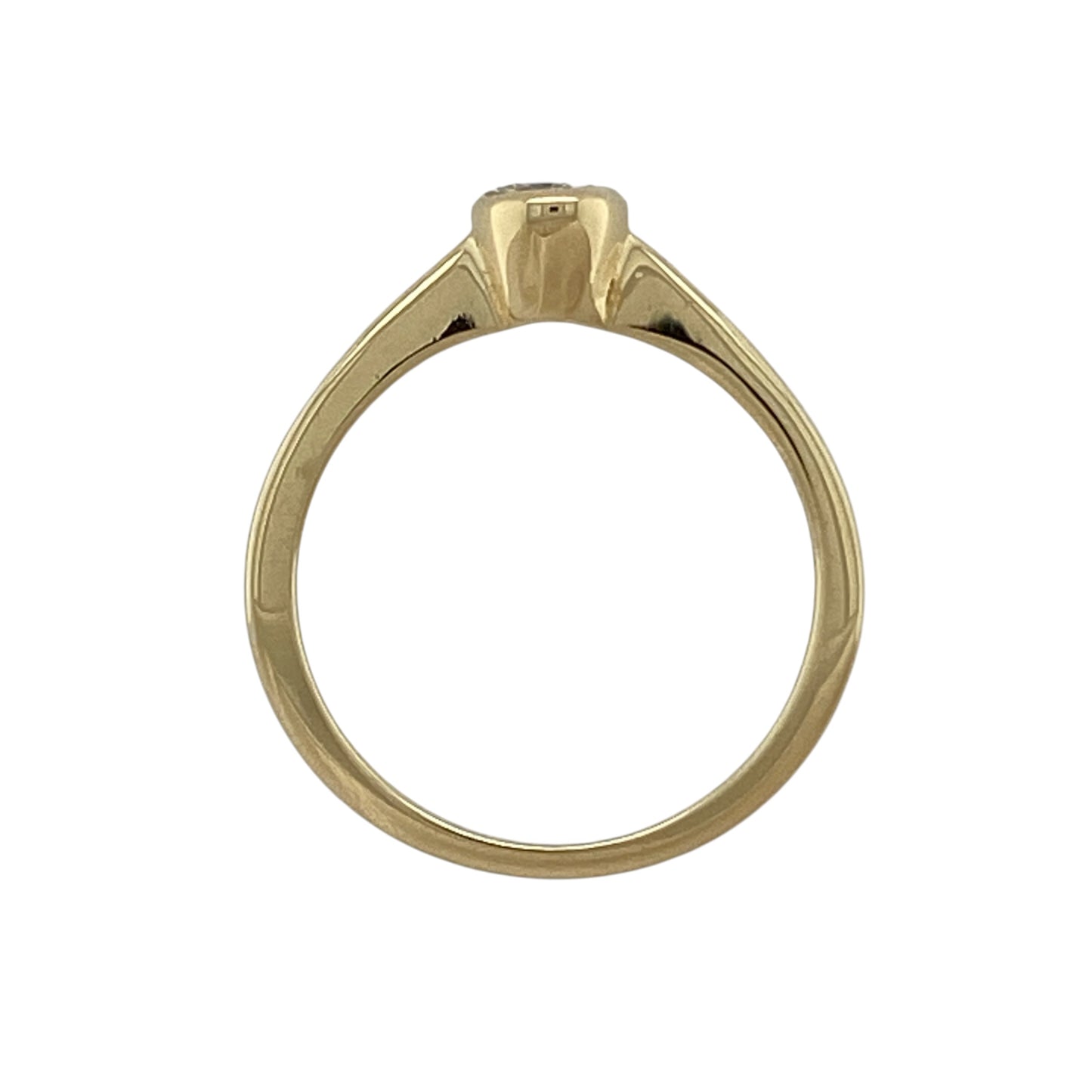 18ct Gold & Diamond Solitaire Ring