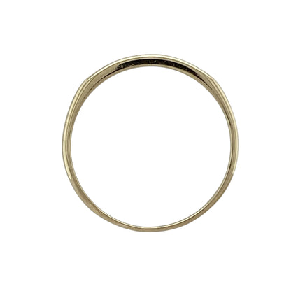 9ct Gold & Diamond Band Ring