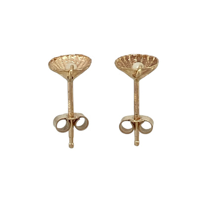 9ct Gold & Pearl Shell Stud Earrings