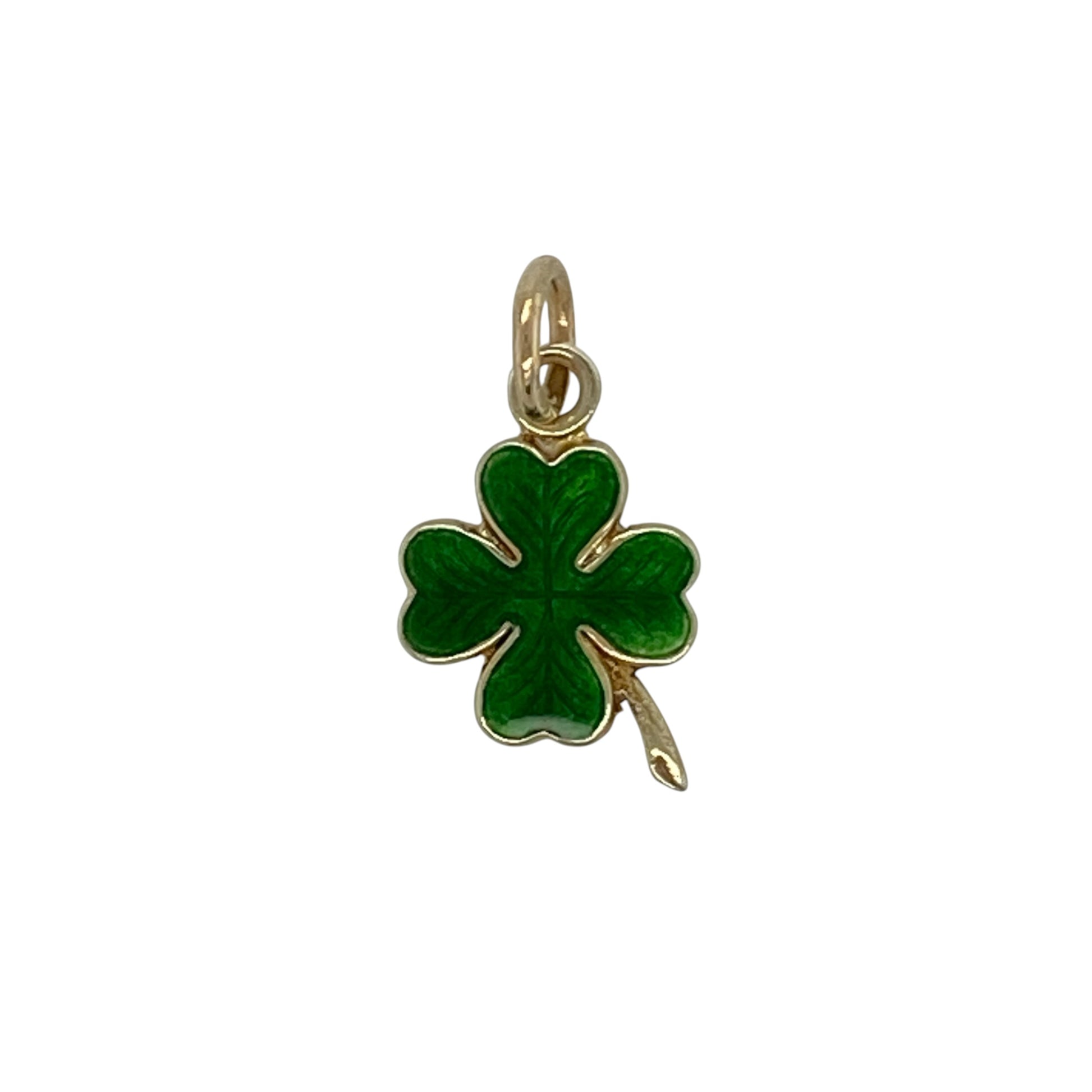 9ct Gold Four Leaf Clover Pendant