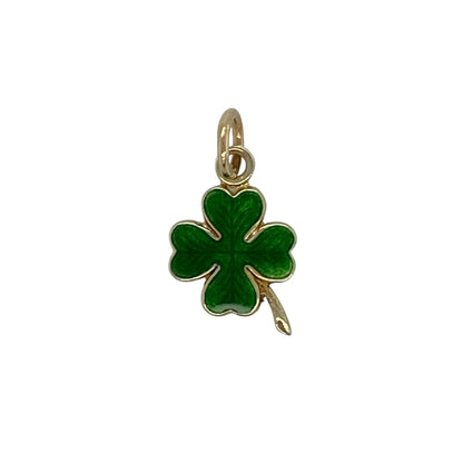 9ct Gold Four Leaf Clover Pendant
