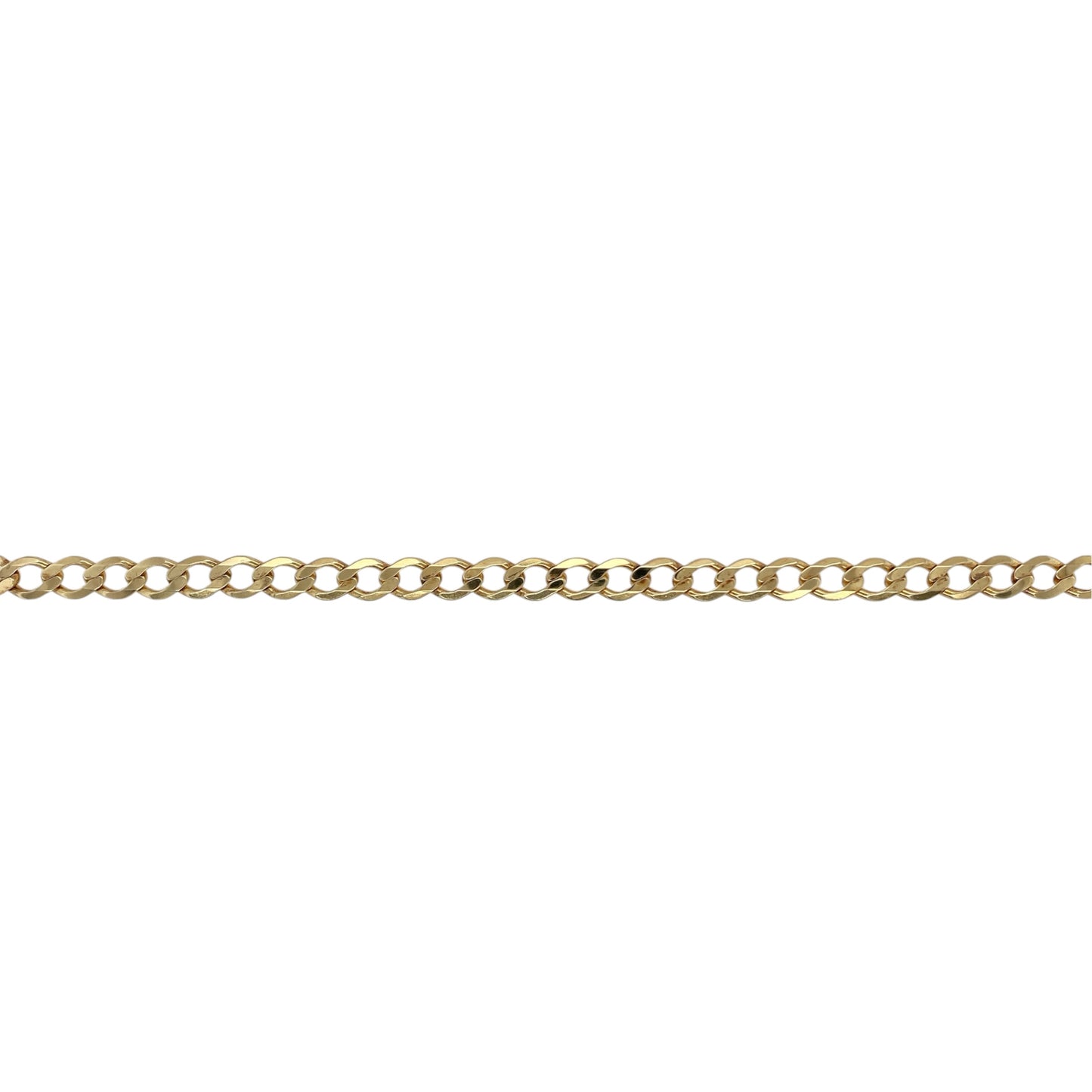 9ct Gold 7.5" Curb Bracelet