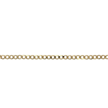 9ct Gold 7.5" Curb Bracelet