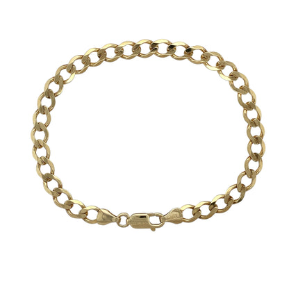 9ct Gold 7.5" Curb Bracelet